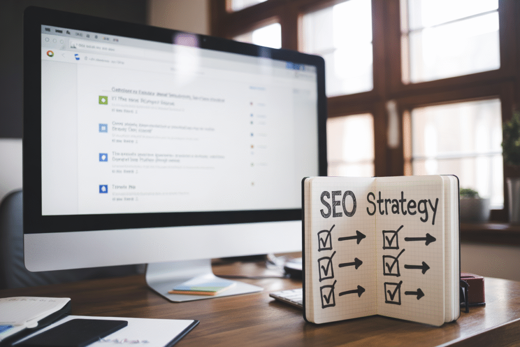 SEO Services in Tunbridge Wells A Photograph Of A Modern Office Desk Fea Pv2J1zv8Re6EE9RB5rhSNw 4SIh4RkdTpydeyMTulUUBg 1024x683