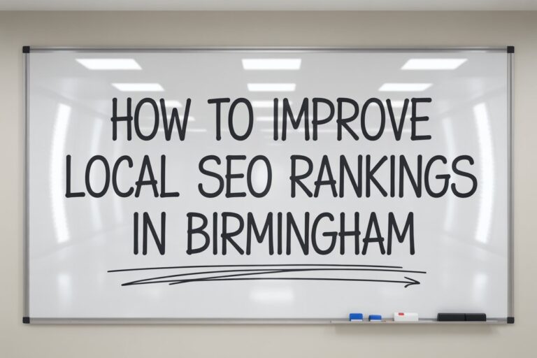 Blog How to Improve Local SEO Rankings in Birmingham