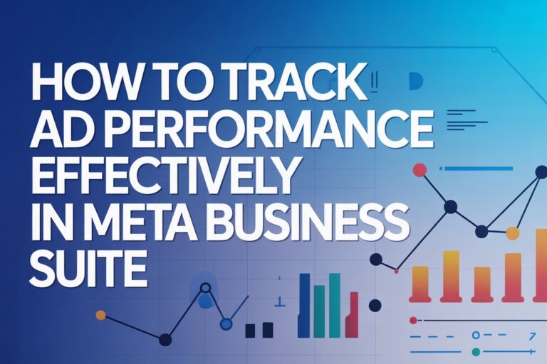 How to Track Ad Performance Effectively in Meta Business Suite