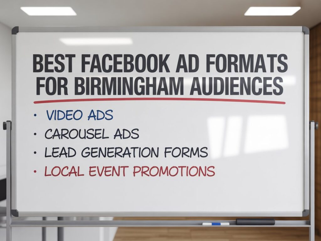 Best Facebook Ad Formats for Birmingham Audiences
