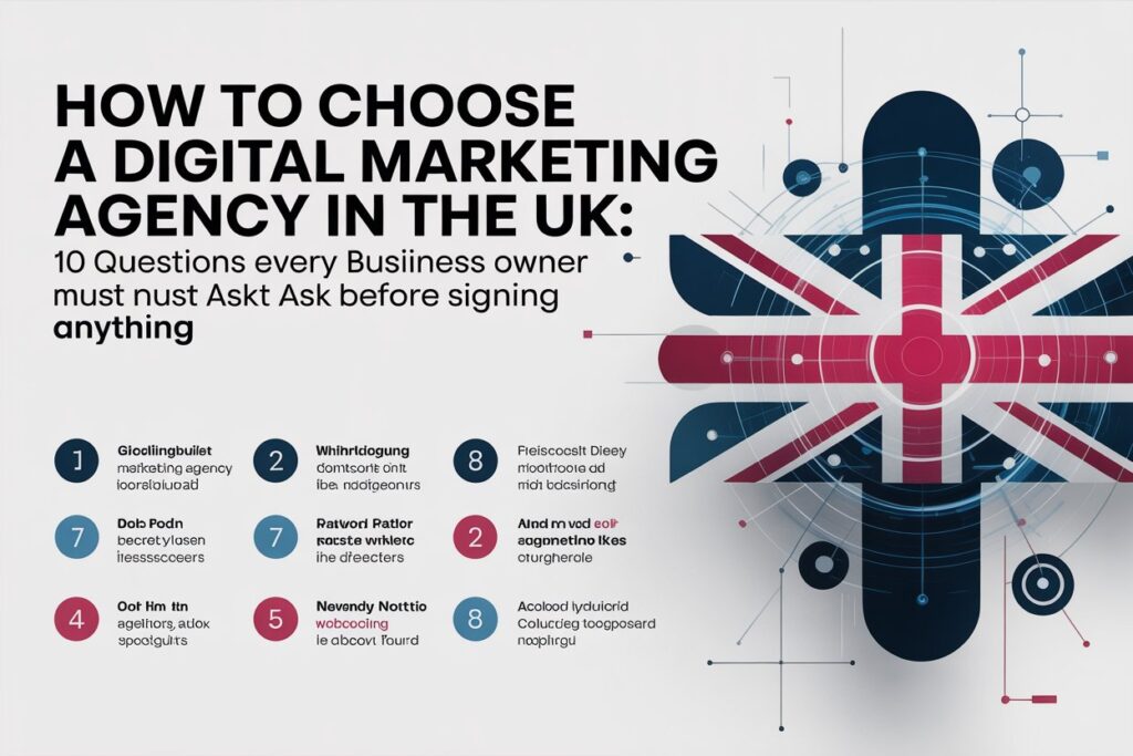 Hiring a digital marketing agency in the UK? Ask these 10 questions first. Agenterhub UK reveals what good answers look like and what red flags to walk away from.